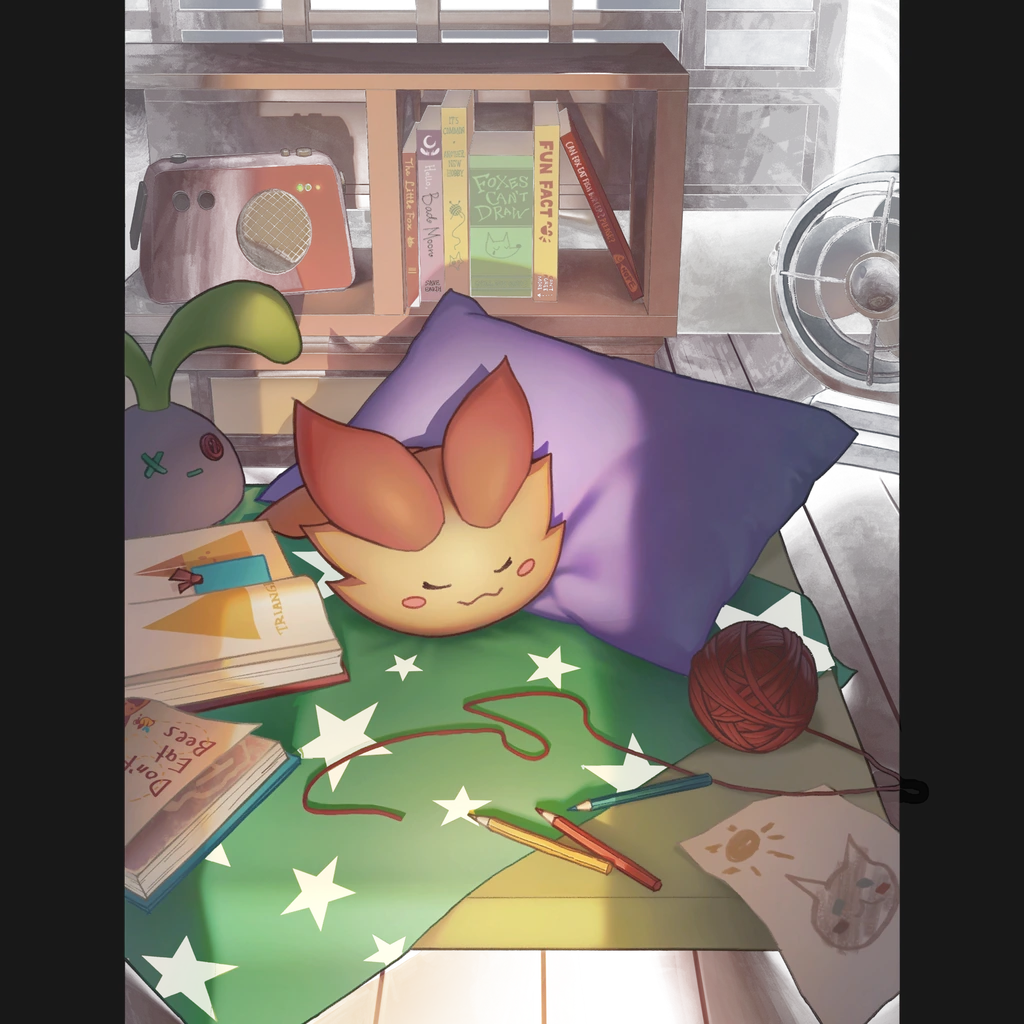 Kidsune card artwork